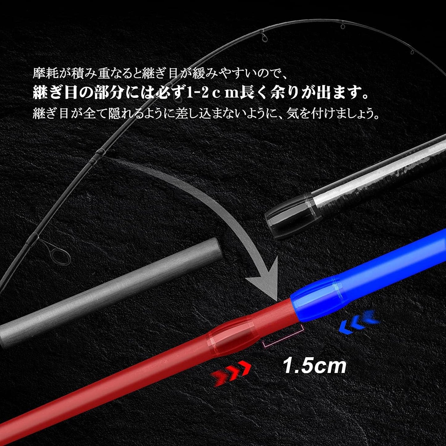 Goture Xceed Compact Egging Rod, Spinning Rod, 7 ft 10 in (2.4 m), L