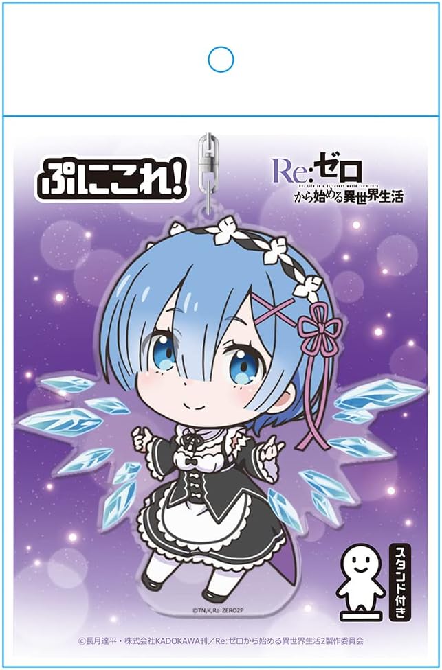 azumaker Re:Zero - Starting Life in Another World Puniko! Key Holder (with stand) Rem Version 2
