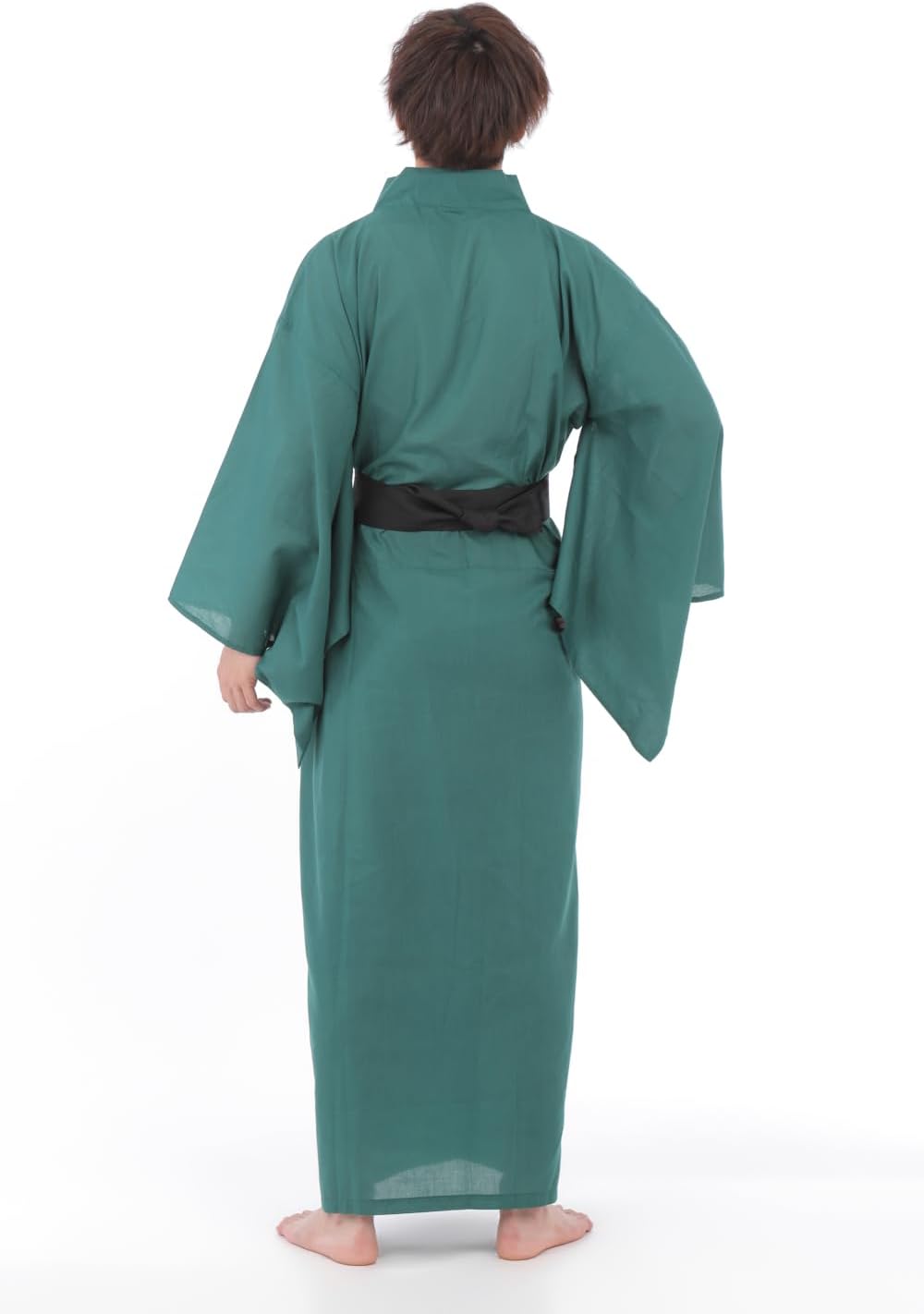 Magic Night Kimono Color Kimono, Green, 63.0 - 68.9 inches (160 - 175 cm), Cosplay, Costume, Theater, Period Drama, Party