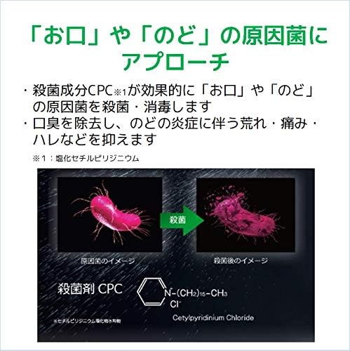 GUM (ガム) [Prescribed Medical Device] Gum Medical Drop CPC Formula [Blue Apple Flavor Sugar-Free] (Kills and disinfects bacteria and viruses in the mouth and throat, removes bad breath, soothes sore