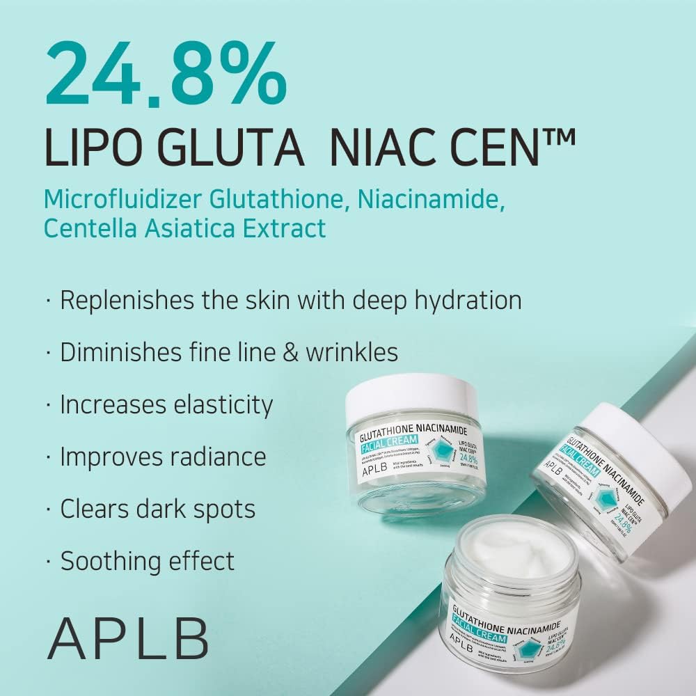 APLB Official Glutathione Niacinamide Facial Cream 2.9 fl oz (55 ml)