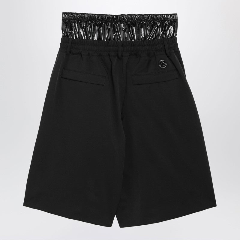 Moncler Moncler X A $ AP Rocky Black Nylon Blend Bermuda Shorts - Image 3