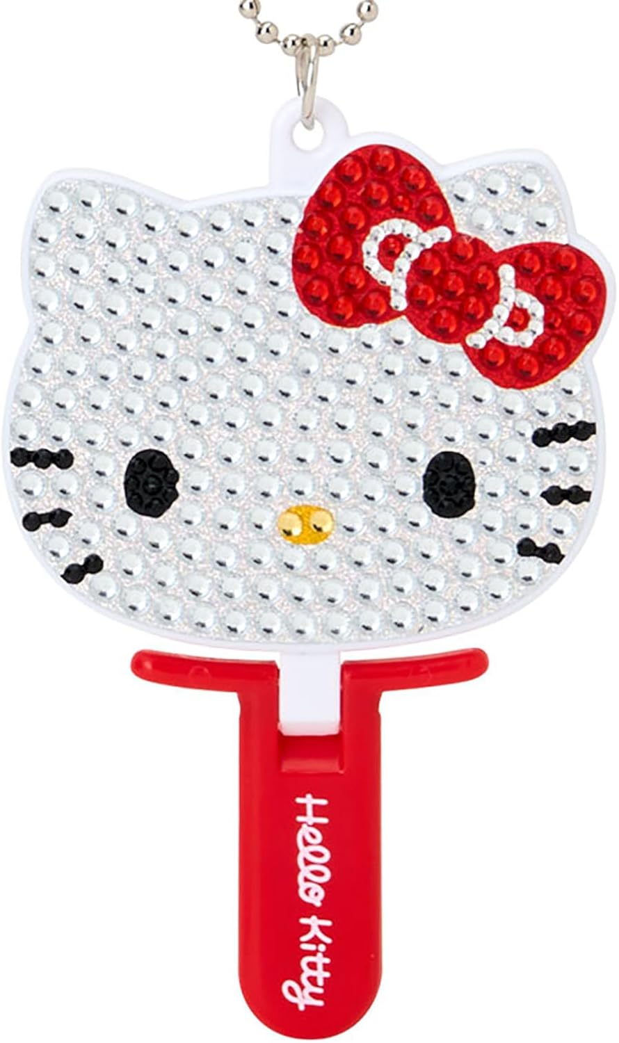 Sanrio 412996 Mini Mirror Charm (Kiradeco Miniature) Hello Kitty ABS Resin Steel Keychain Mirror