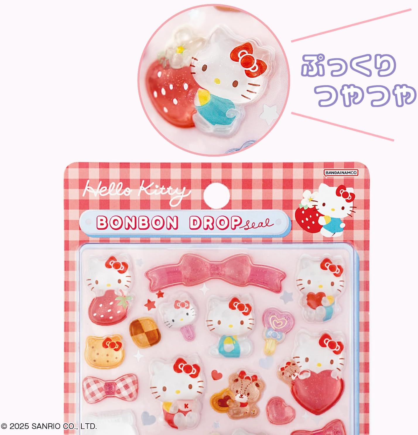 Sunstar Stationery Sanrio Character Seal Bonbon Drop Seal Hello Kitty Red S8812098