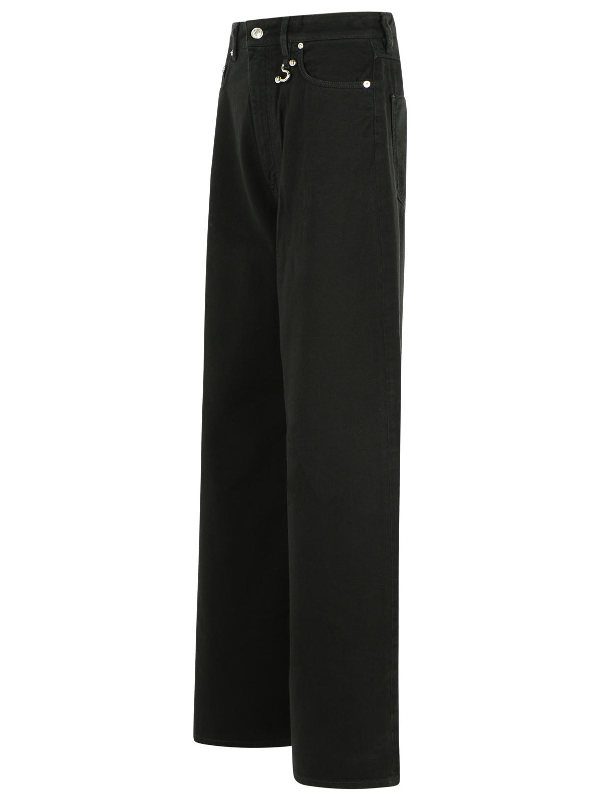 Sportmax SportMax 'Syamese' Black Cotton Jeans - Image 3