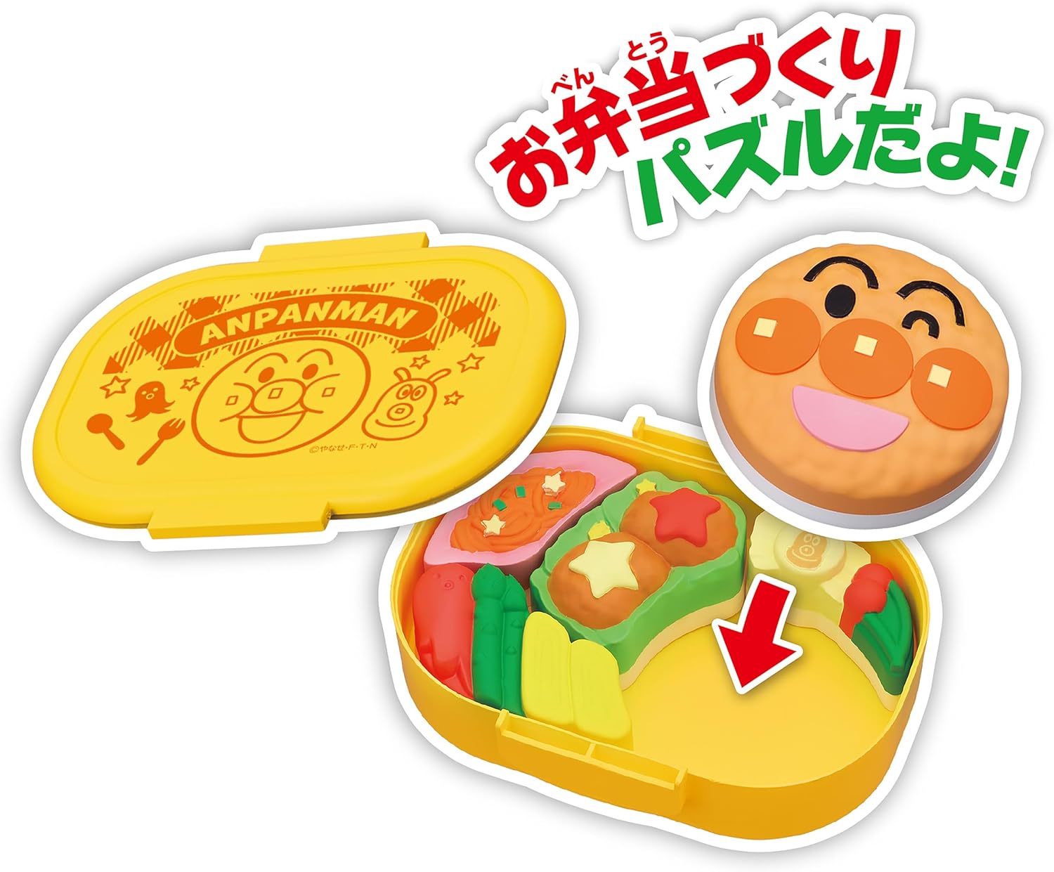 SEGA FAVE (SEGA FAVE) Anpanman Lunchbox Puzzle Anpanman Fried Chicken Bento