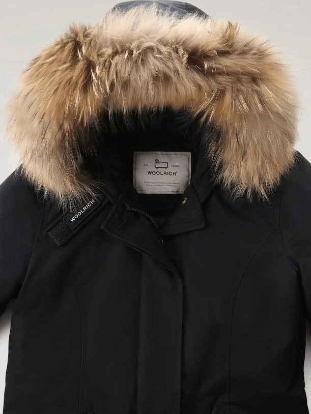 Woolrich ウールリッチパーカアークティックレディースコットンブルー/ネイビーダーク - Image 3