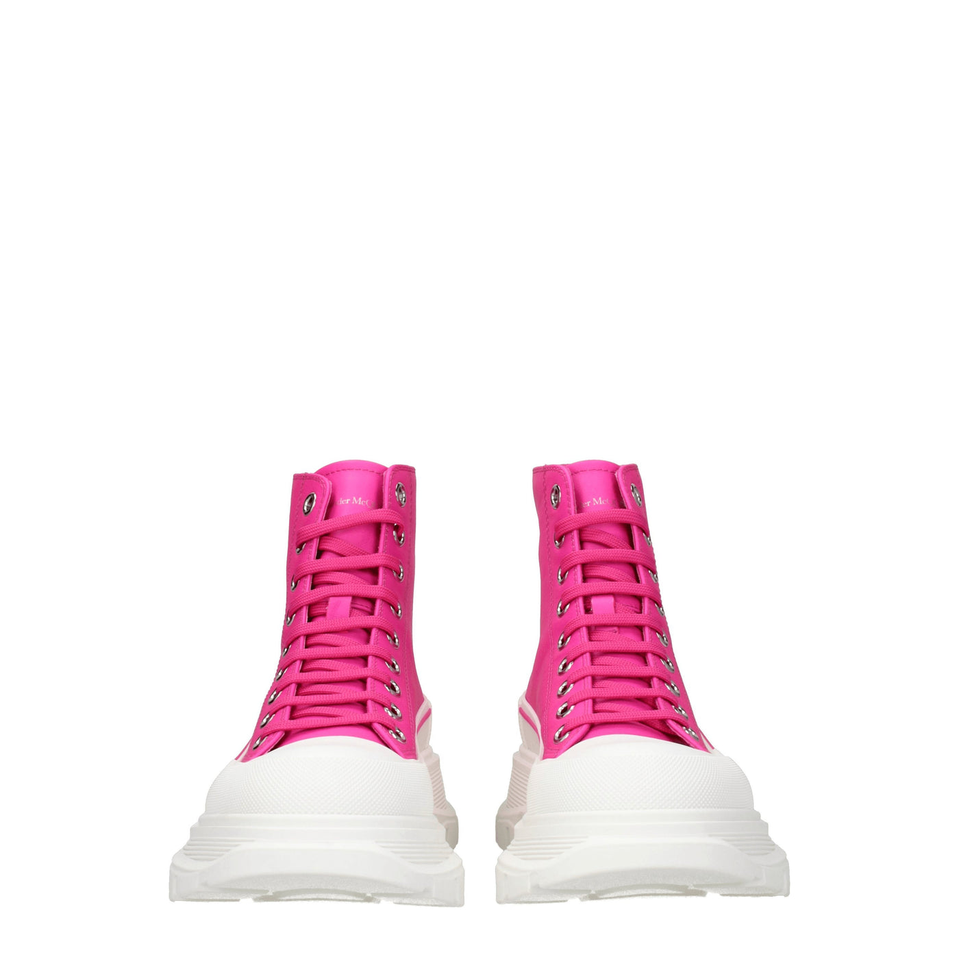 Alexander McQueen アレクサンダーマックイーンレザーブーツfuxia/Magenta - Image 3
