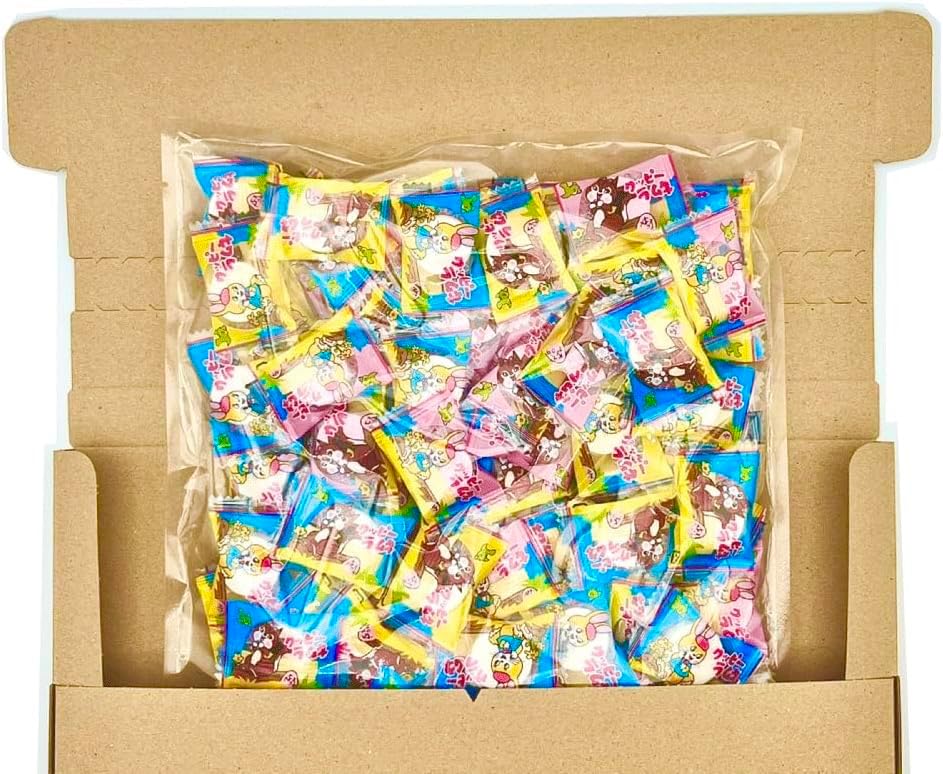 Kakudai Seika Mini Cuppy Ramune 100-Bag Set Assortment Large Capacity Commercial Use Share Pack Individually Wrapped Snacks Candy