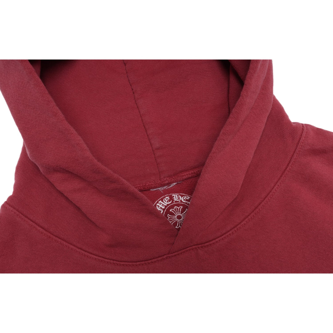 CHROME HEARTS X DRAKE CLB 'WASHED RED' HOODIE