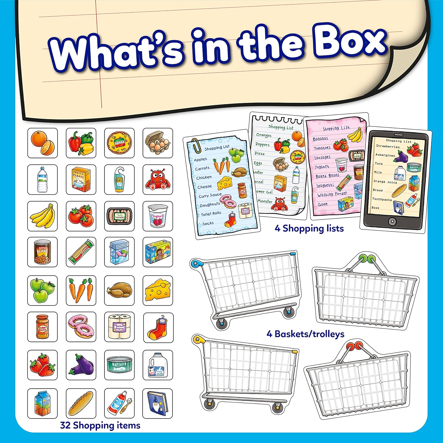 ORCHARD TOYS OCFL03 Shopping List for Ages 3 and Up
