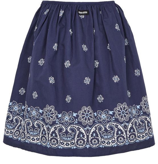MIU MIU Bandana midi skirt - Image 3