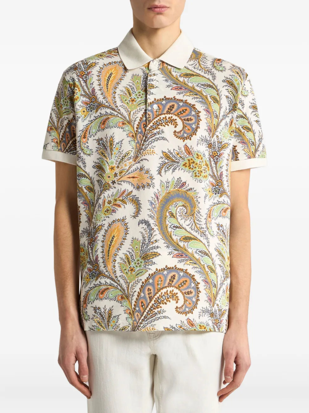 Etro Etro Paisley Print Polo - Image 3