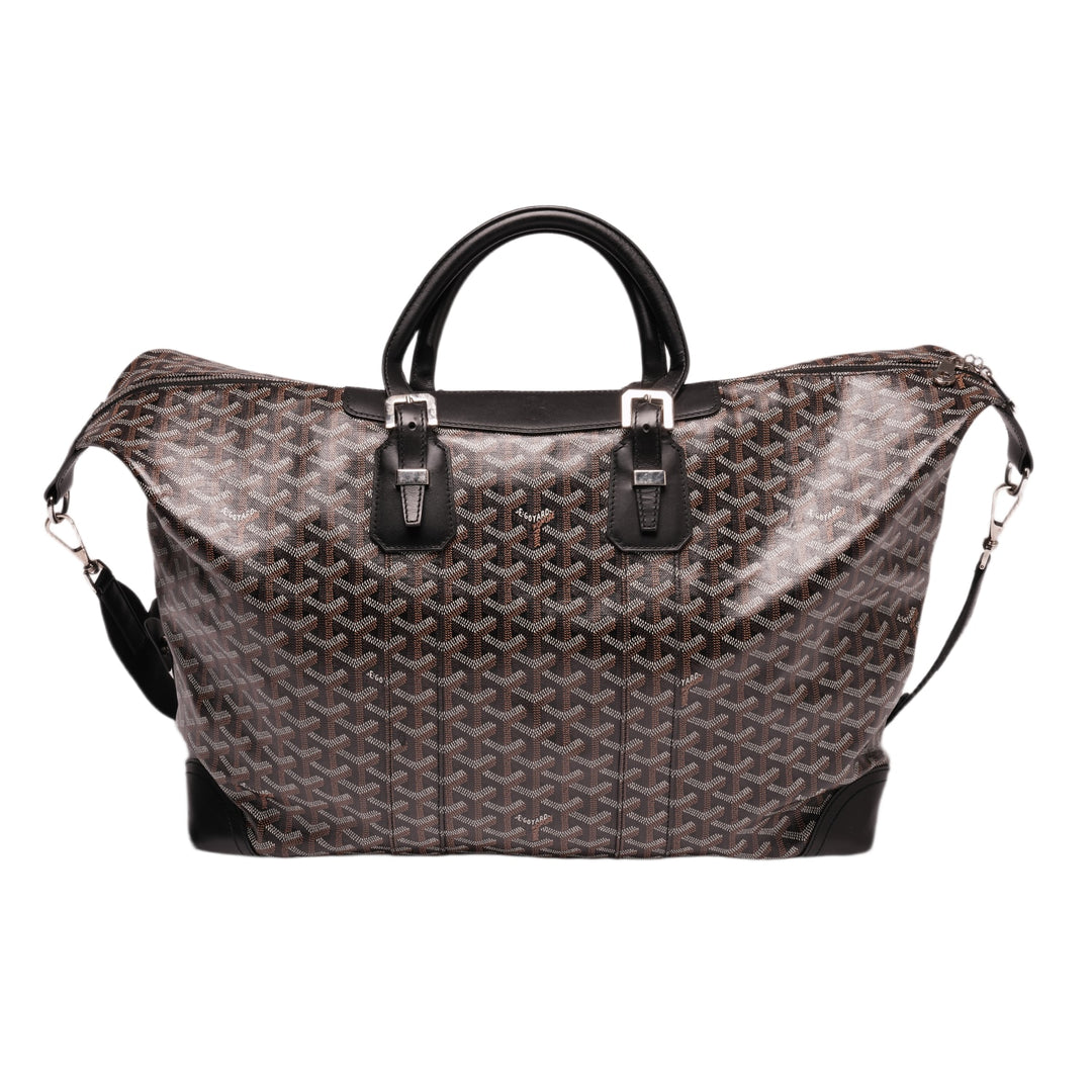 GOYARD 'BLACK' BOWLING 45 DUFFLE BAG