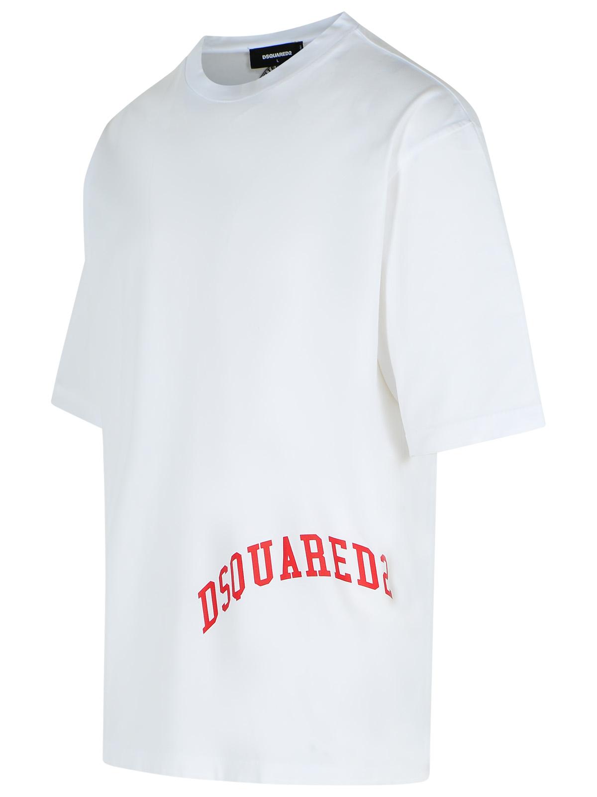 Dsquared2 Dsquared2ホワイトコットンTシャツ - Image 3