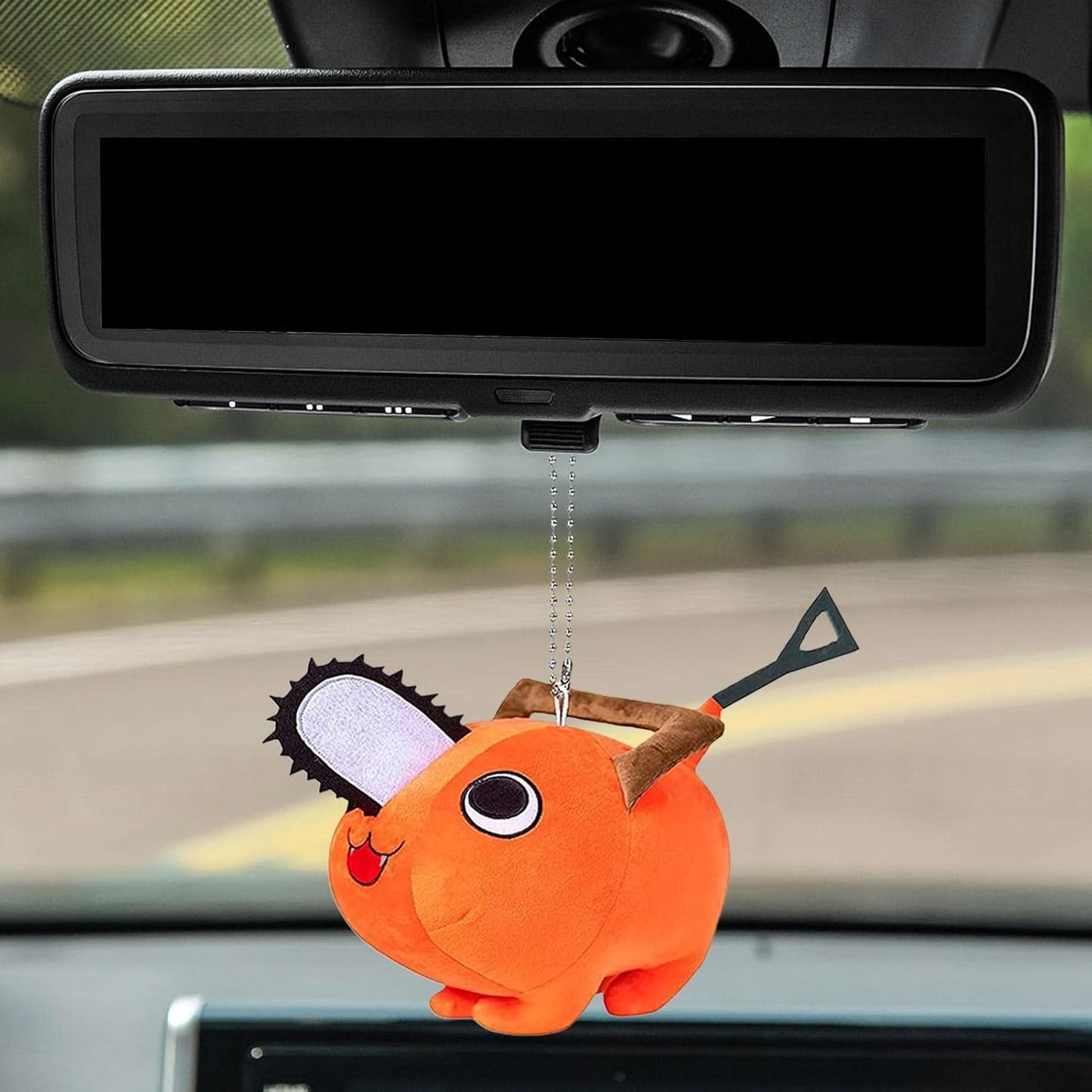 HGYBXWCA Pochita Keychain, Chainsawman, Key Charm, Keyring, Hand Strap, Popular Anime Characters, Car, Keychain, Bag Decoration, Moe Goods, Prop, Stylish, Lightweight, Sawner's Keychain, Cosplay