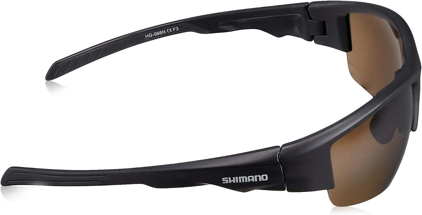 SHIMANO Water Repellent Half Fishing Glass PC HG-066N Matte Black