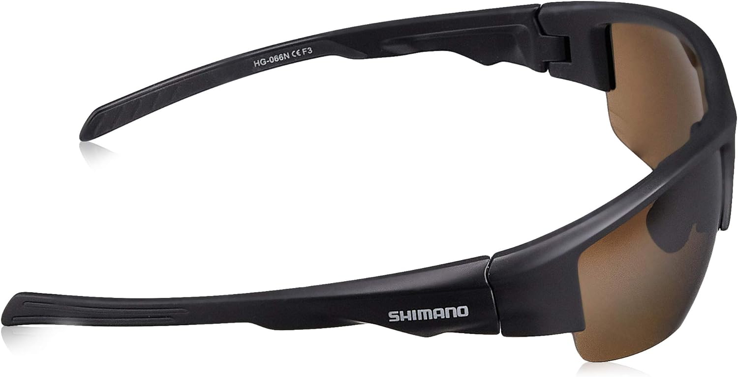 SHIMANO Water Repellent Half Fishing Glass PC HG-066N Matte Black