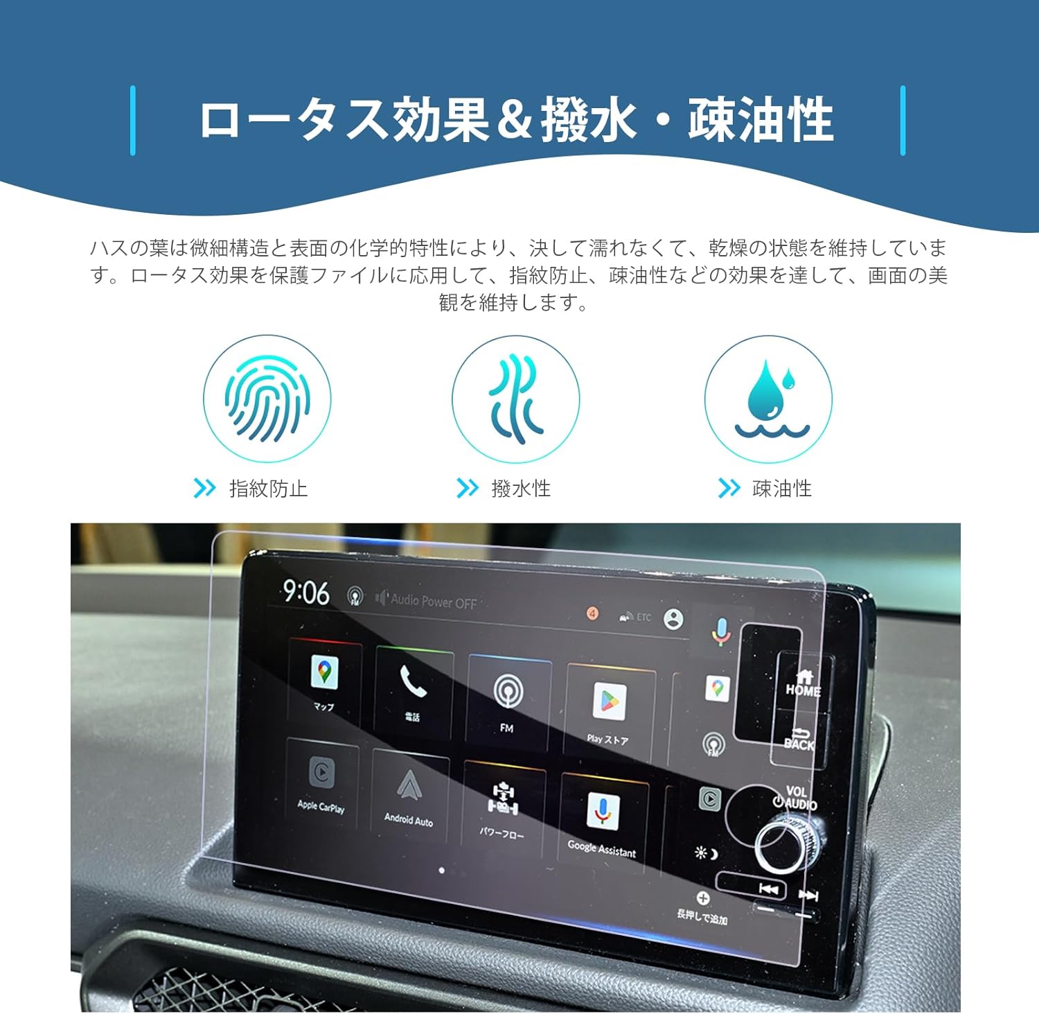 GAFAT Honda Prelude BF1 Type, 6th Generation, 9 Inch, 2025 Model, Push-Rellude 9-Inch Navigation Glass, Car LCD Protective Film, Display Audio, Prelude bf1, 9-Inch Car Navigation Protection Film