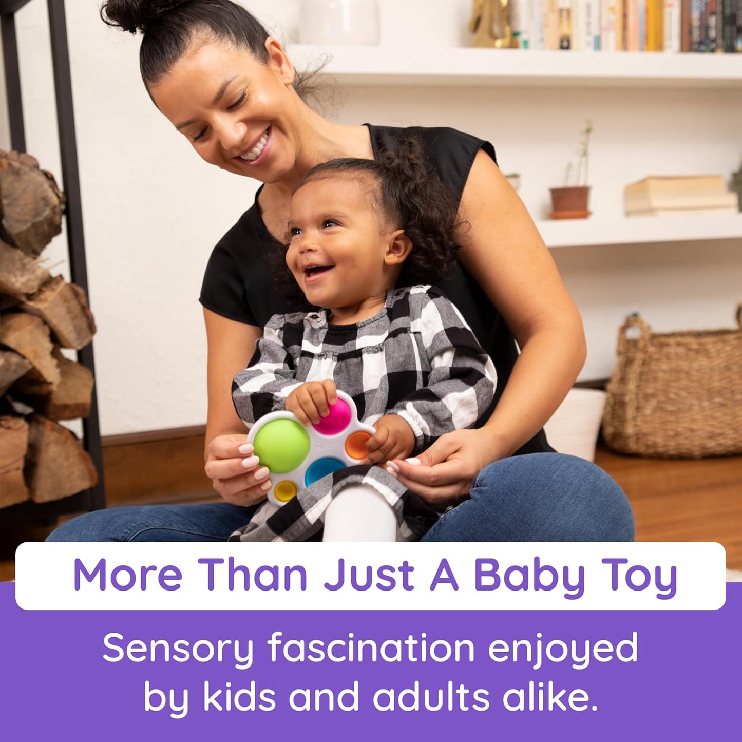 ファットブレイン(Fat Brain Toys) 赤ちゃんおもちゃ 1個 ディンプル 指先知育 【正規品】 FA192-1