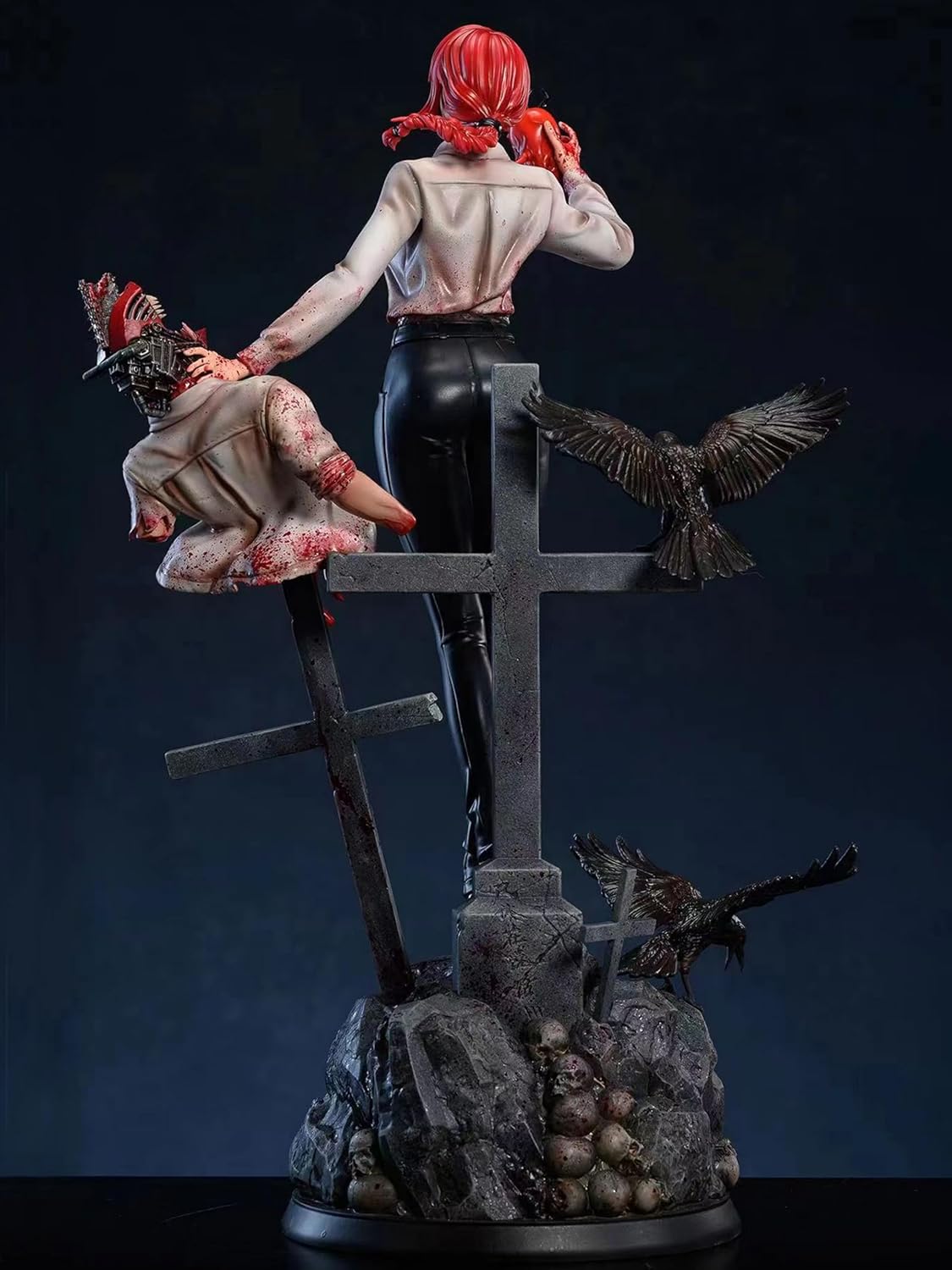 AAGWW Hand Collection Model Figurine Collection PVC Pre-Colored Complete Figure 11.8 inches (30 cm) Makima Chainsaw Man