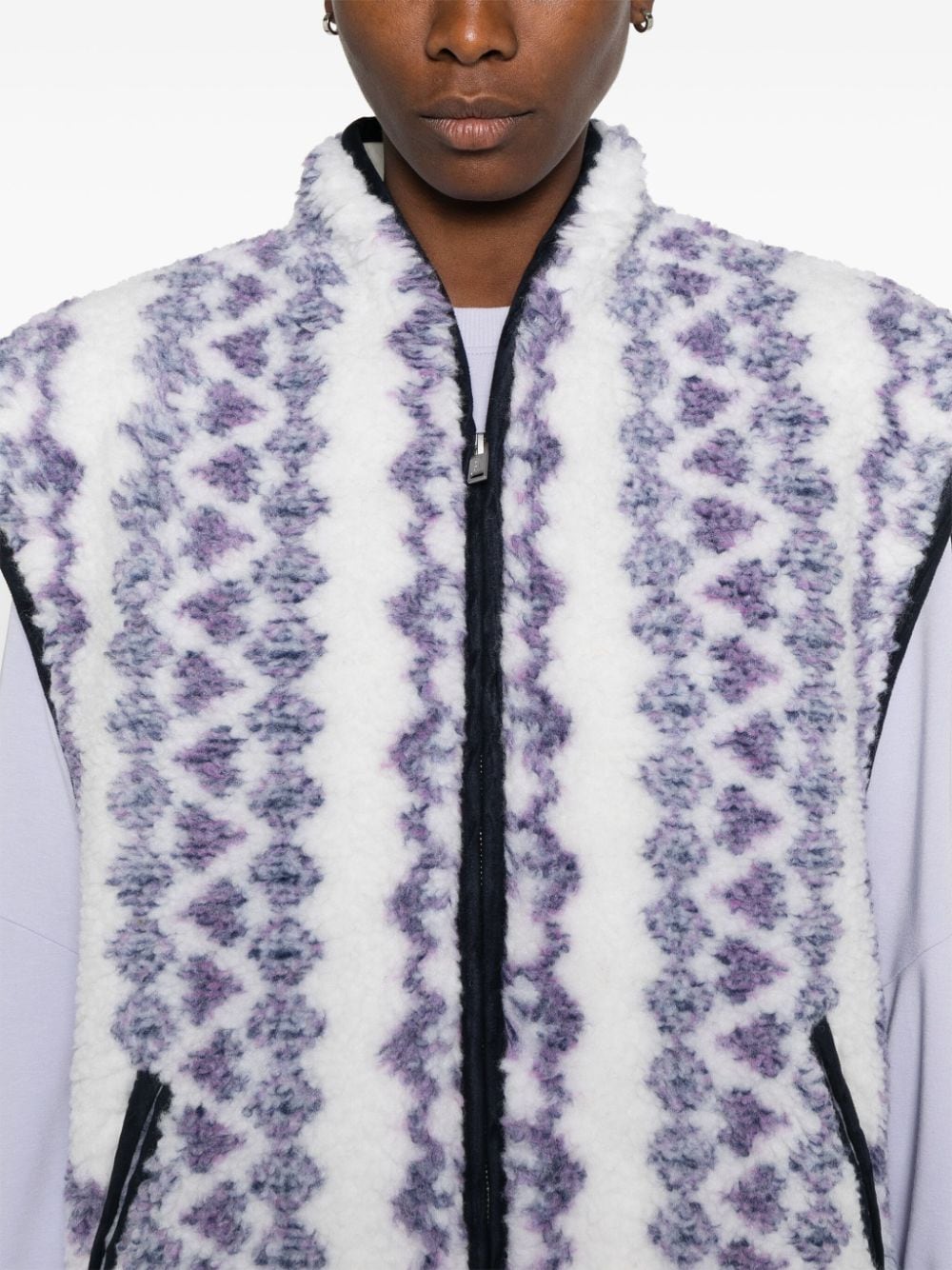 Marant Marant Etoileの印刷された可逆ベスト - Image 3
