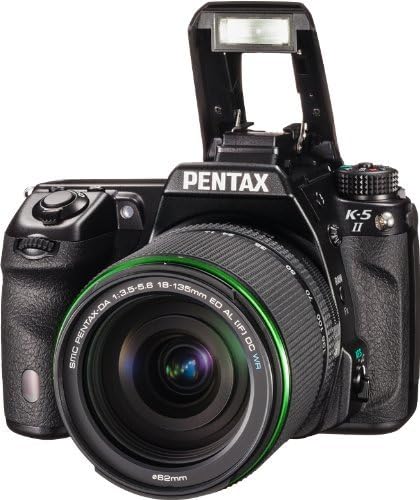 Pentax K-5 II 16.3 MP DSLR DA 18-135mm WR lens kit (Black) (OLD MODEL) by Pentax