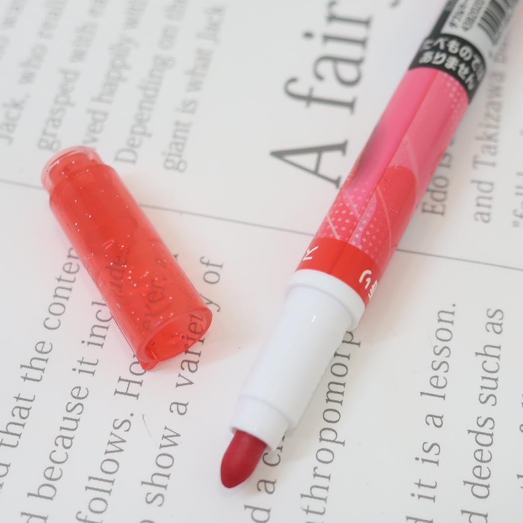 Haichu [Color Marker] Double Marker / 2 Strawberry Scented Red Candy Package