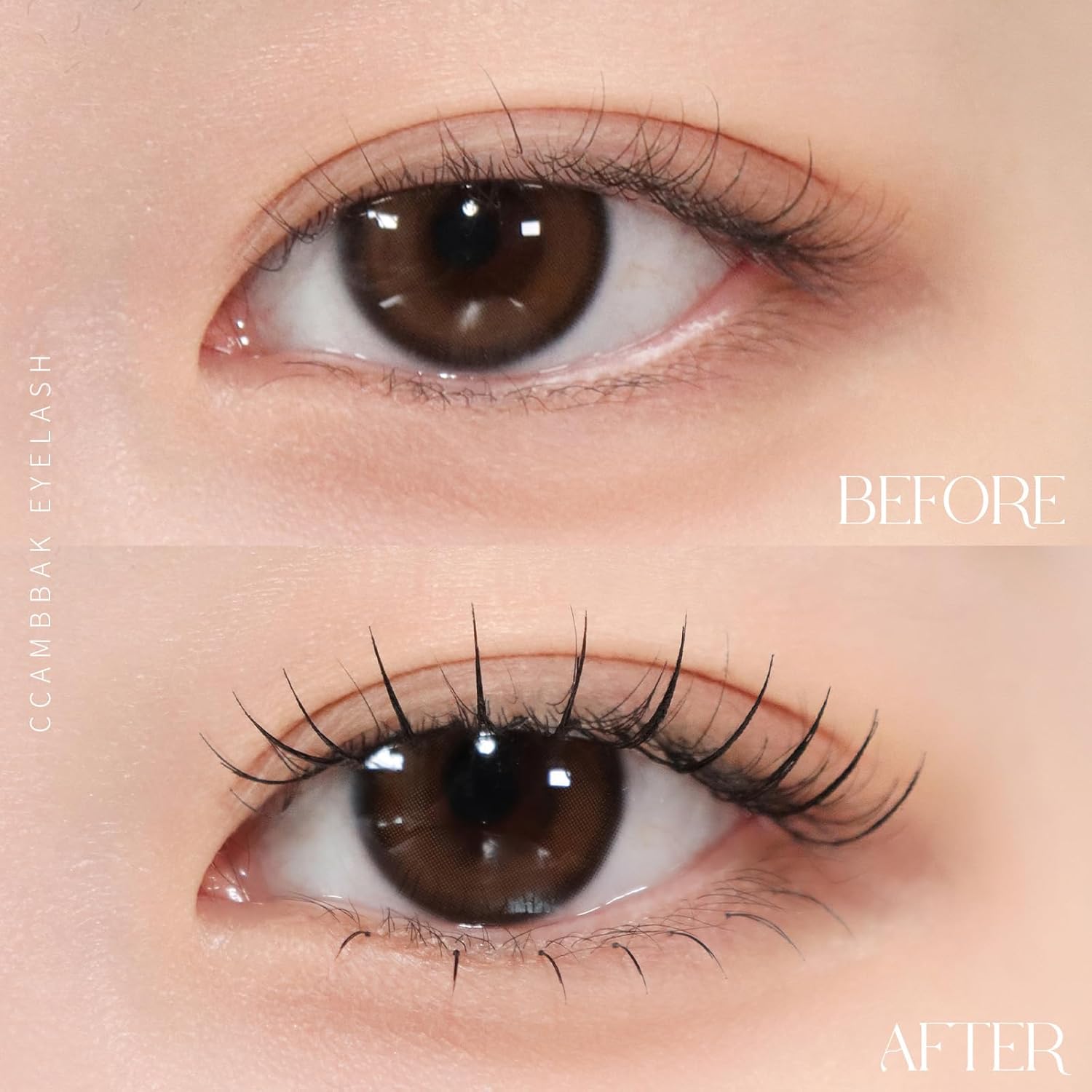 CCAMBBAK Partial False Eyelashes Eyelash Extensions Semi-Permanent Idle Eyelash Type 0.3 - 0.5 inches (8 - 12 mm) Matsueku Self False Eyelashes Natural, Popular, DIY False Eyelashes (Under (Blcak), 1