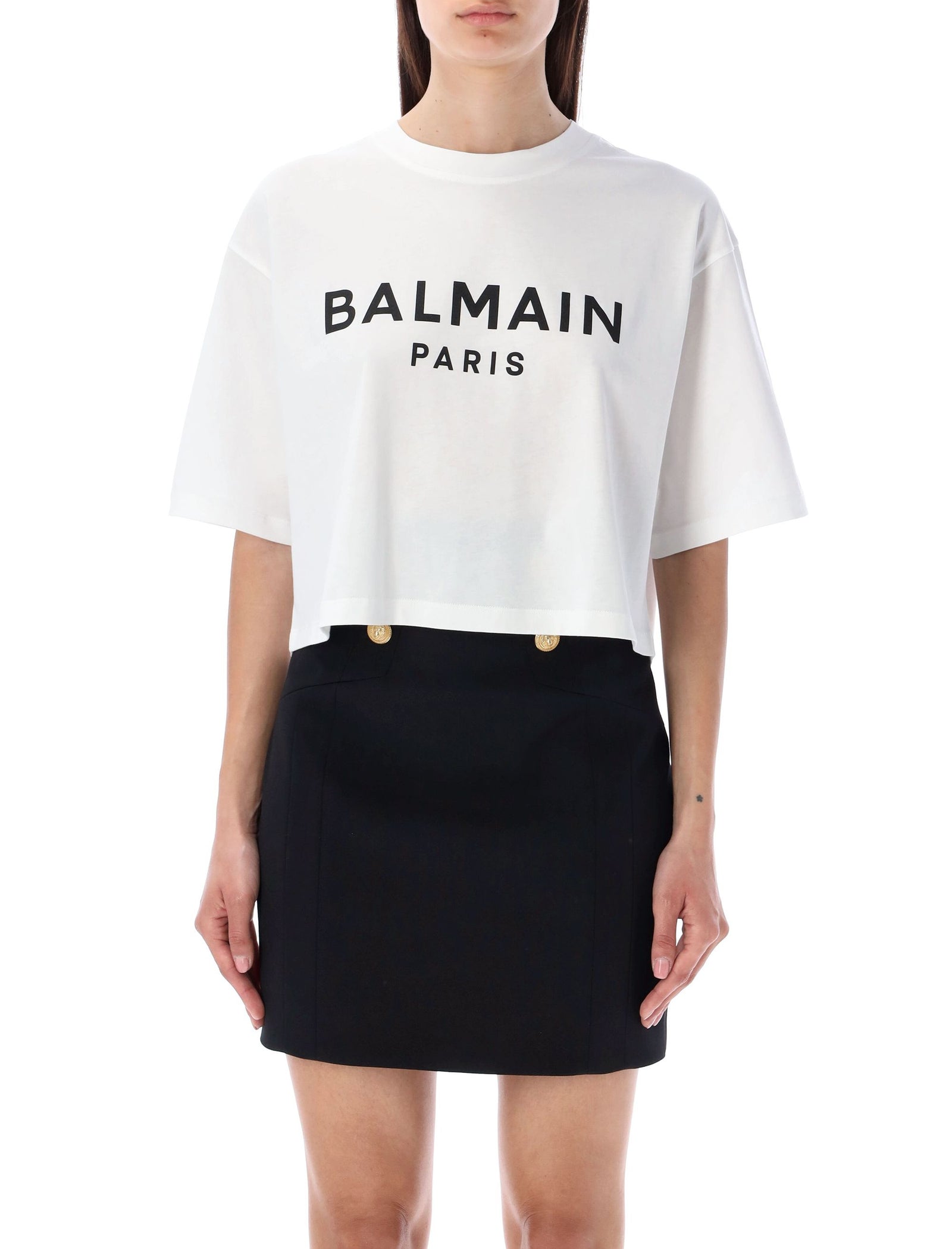 Balmain バルマンTシャツとポロスホワイト - Image 3