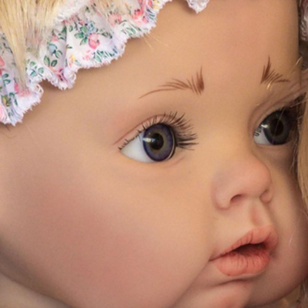 Healvian 8 Pcs Eyelashes Simulated Eyelashes False Eyelashes Diy Eyelashes Babydoll Accessories Supplies Toy Eyelashes Artificial Eyelashes Artificial Eyelashes Pack Artificial Makeup Eyelash Strips