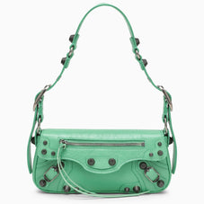 Balenciaga バレンシアガブラックレザースモールクラッシュショルダーバッグ - Image 3