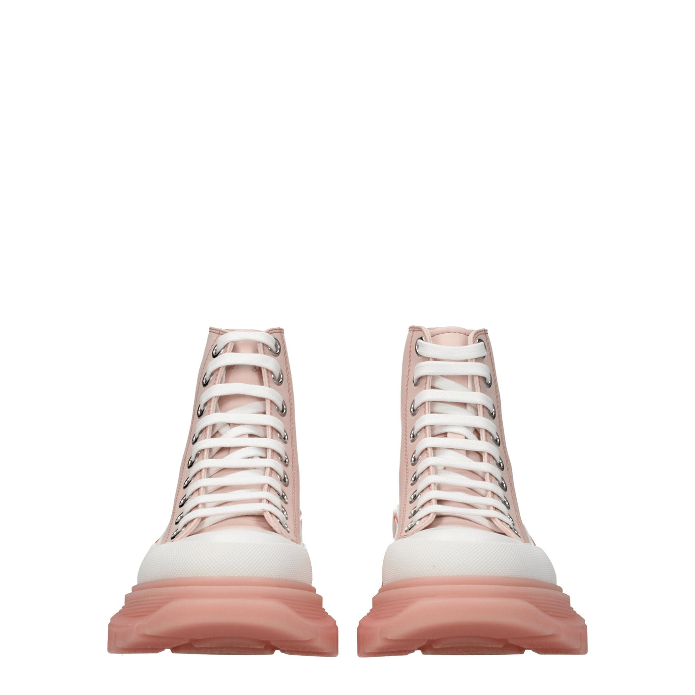 Alexander McQueen アレクサンダー・マックイーン・スニーカーの女性ピンク・レザー - Image 3