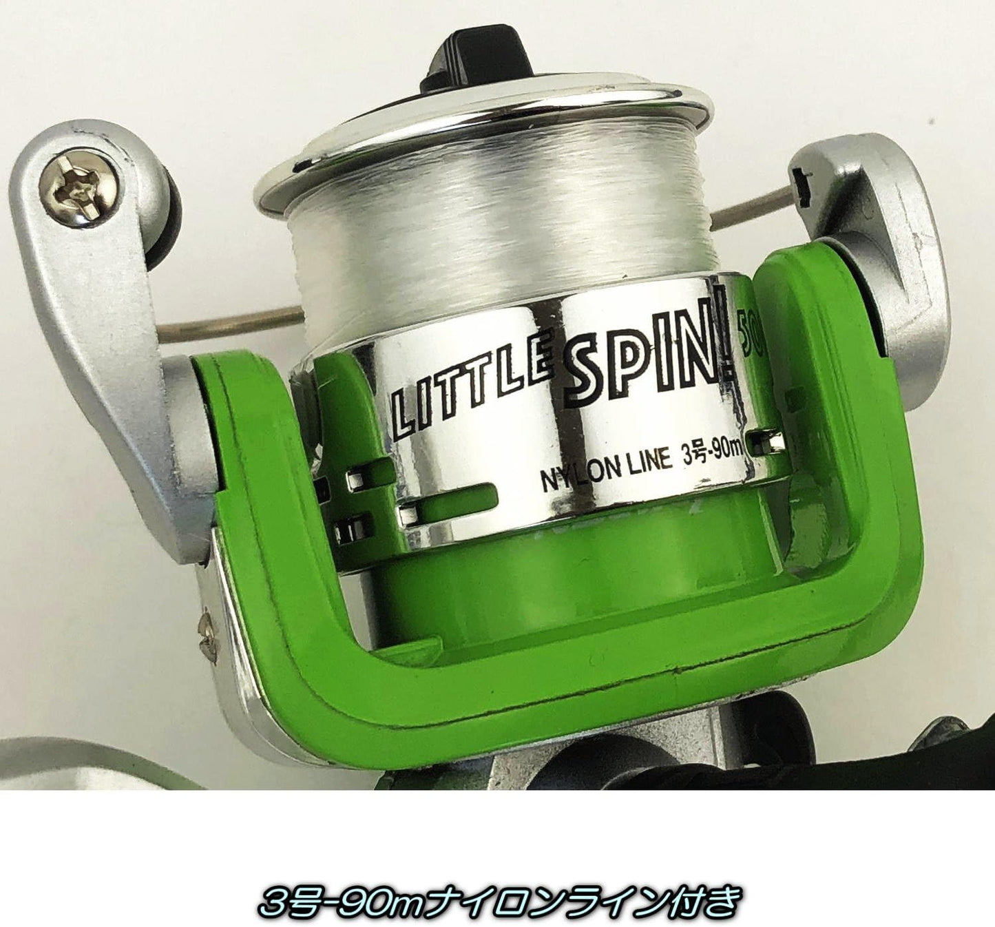 RISEWAY Small Spinning Reel with Thread, Little Spin