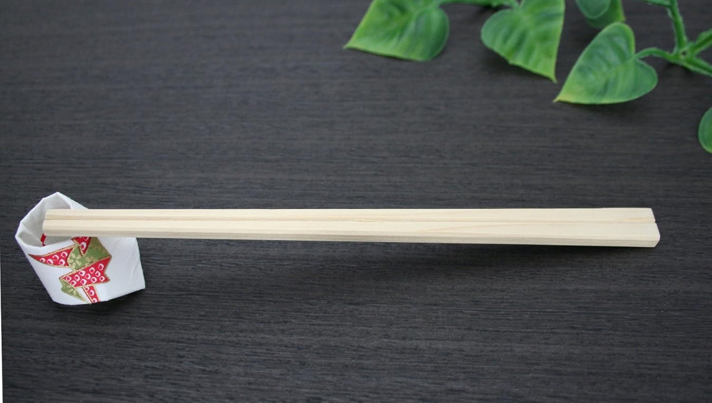 Yoshii Shoji YOS-011 Japanese Cypress Genroku Split Chopsticks, 8.3 inches (21 cm), 100 Pairs, Poly Filling, Kaiseki Restaurant
