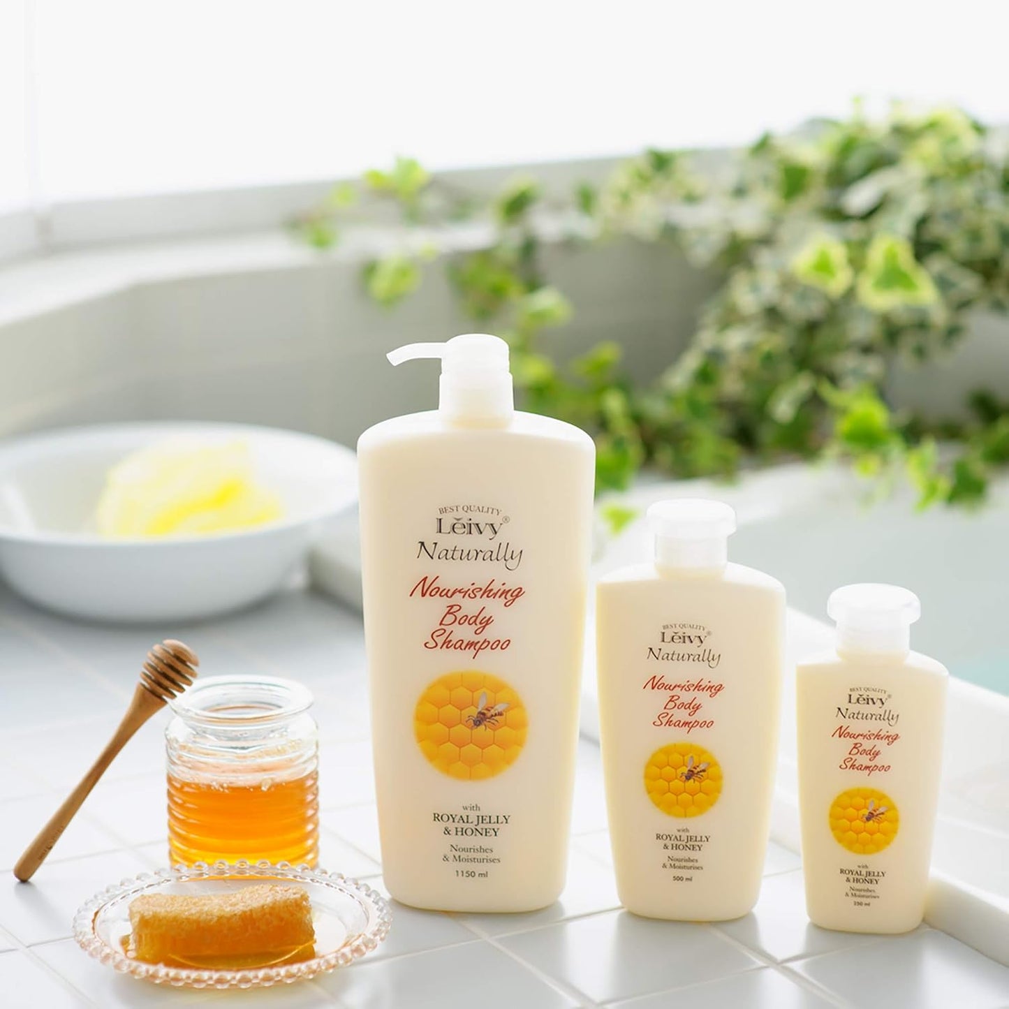 Leivy(レイヴィー) Body Shampoo Royal Jelly & Honey 1150ml (× 2)