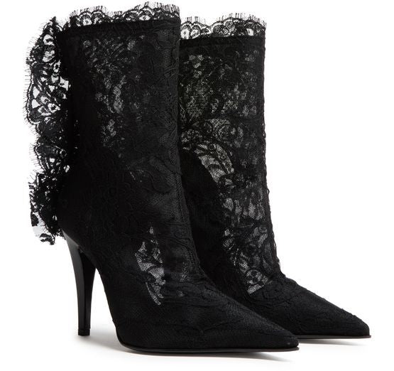 MCQUEEN Heron lace ankle boots - Image 3