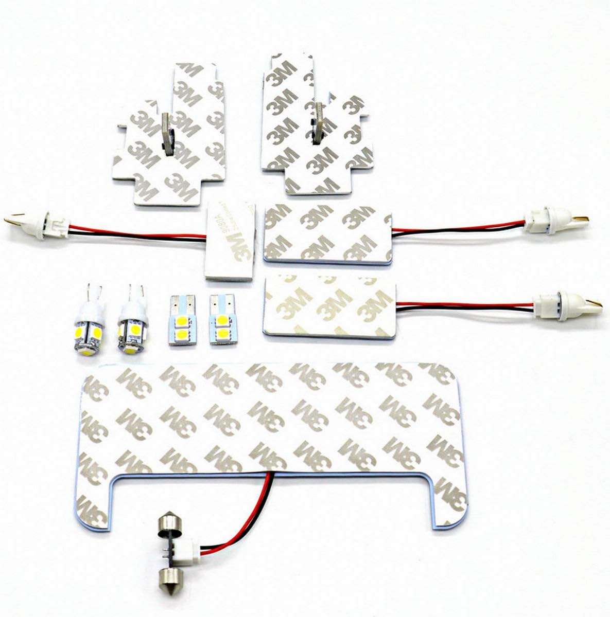 Toyota Toyota Harrier 60 Series SU60/ZSU65/AVU65 Early Period, Harrier 60 Series Room Lamp, LED Parts Set, White, Designed for 6000K Vehicles, Dedicated Tools Included, 10-Piece Set *Compatible