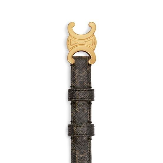 CELINE Small Triomphe belt in Triomphe canvas - Image 3