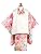 Kyoetsu 753 753 Shichi-Go-San 3 Years Old Girls Kimono Set, Cover, Plain Cover, Accessories, Full Set