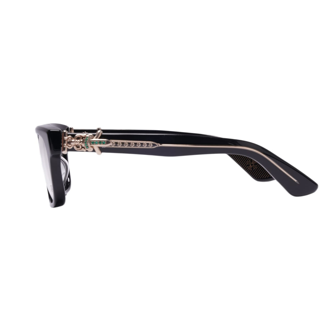 CHROME HEARTS 'BLACK' VAGILLIONAIRE II EMERALD GLASSES