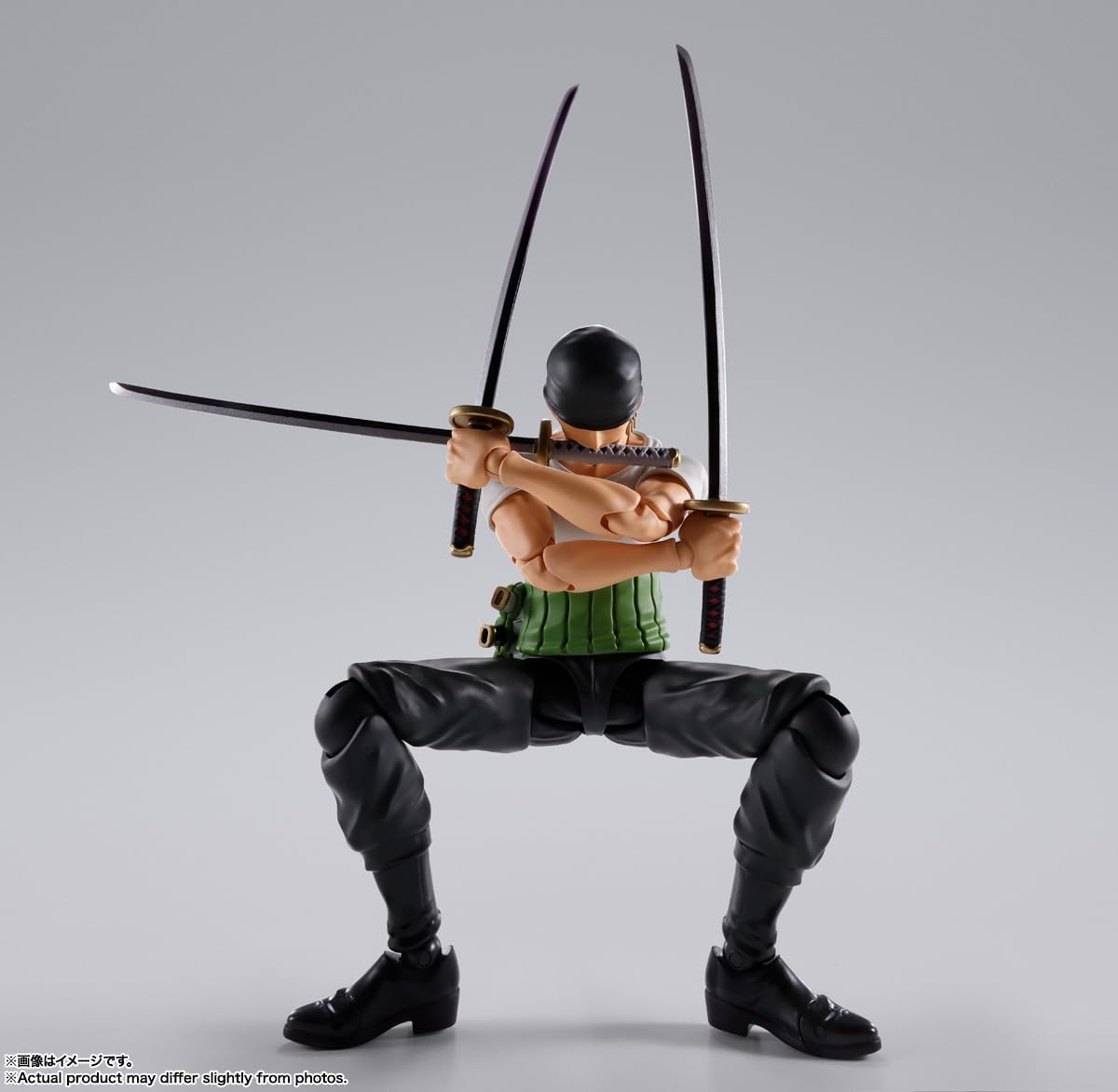 BANDAI SPIRITS S.H. Figuarts One Piece Roronoa Zoro - Dawn of Adventures, Approx. 5.9 inches (150 mm), PVC & ABS, Pre-painted Action Figure