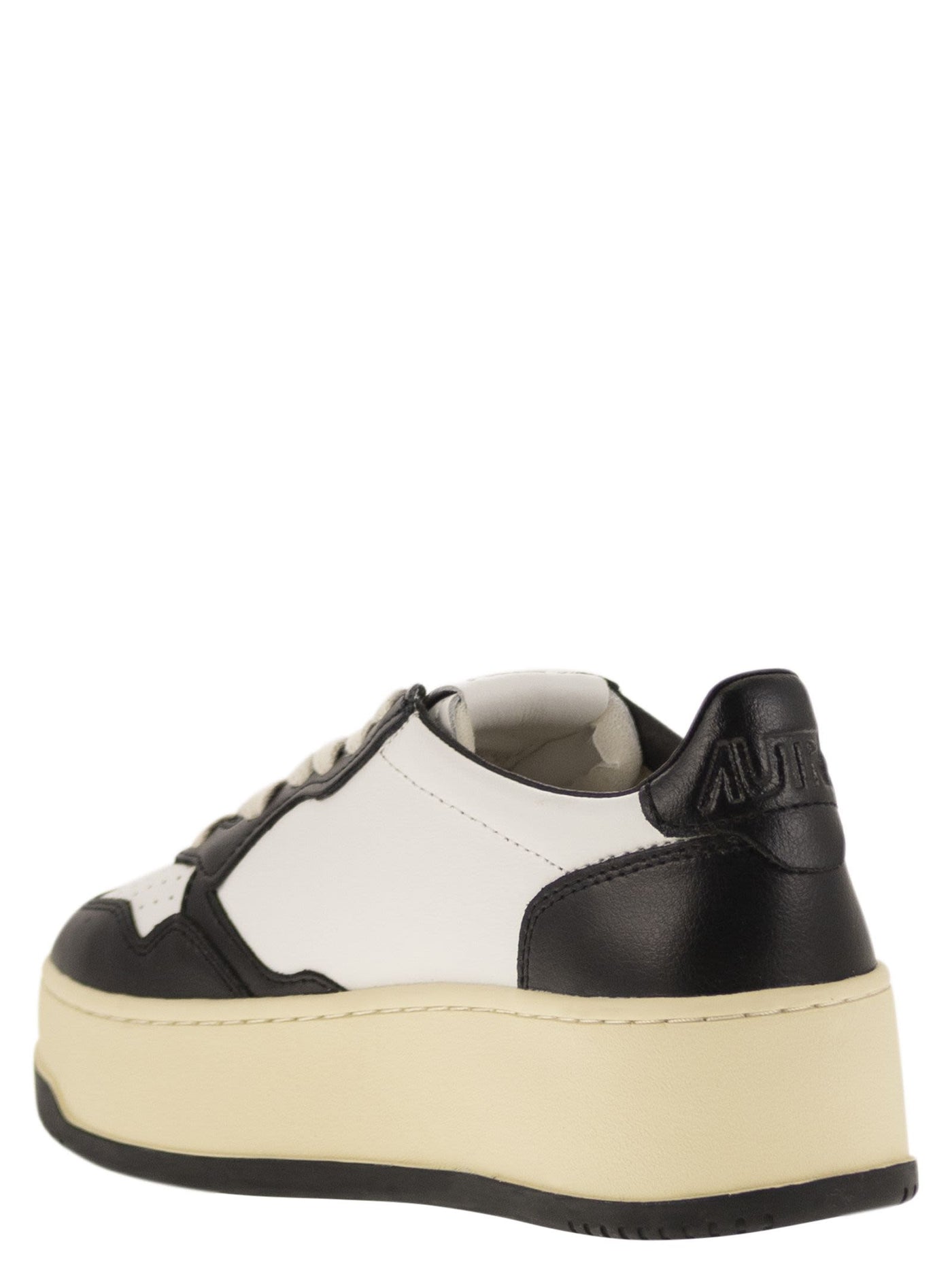 Autry Medalist Platform Leather Trainers - Image 3