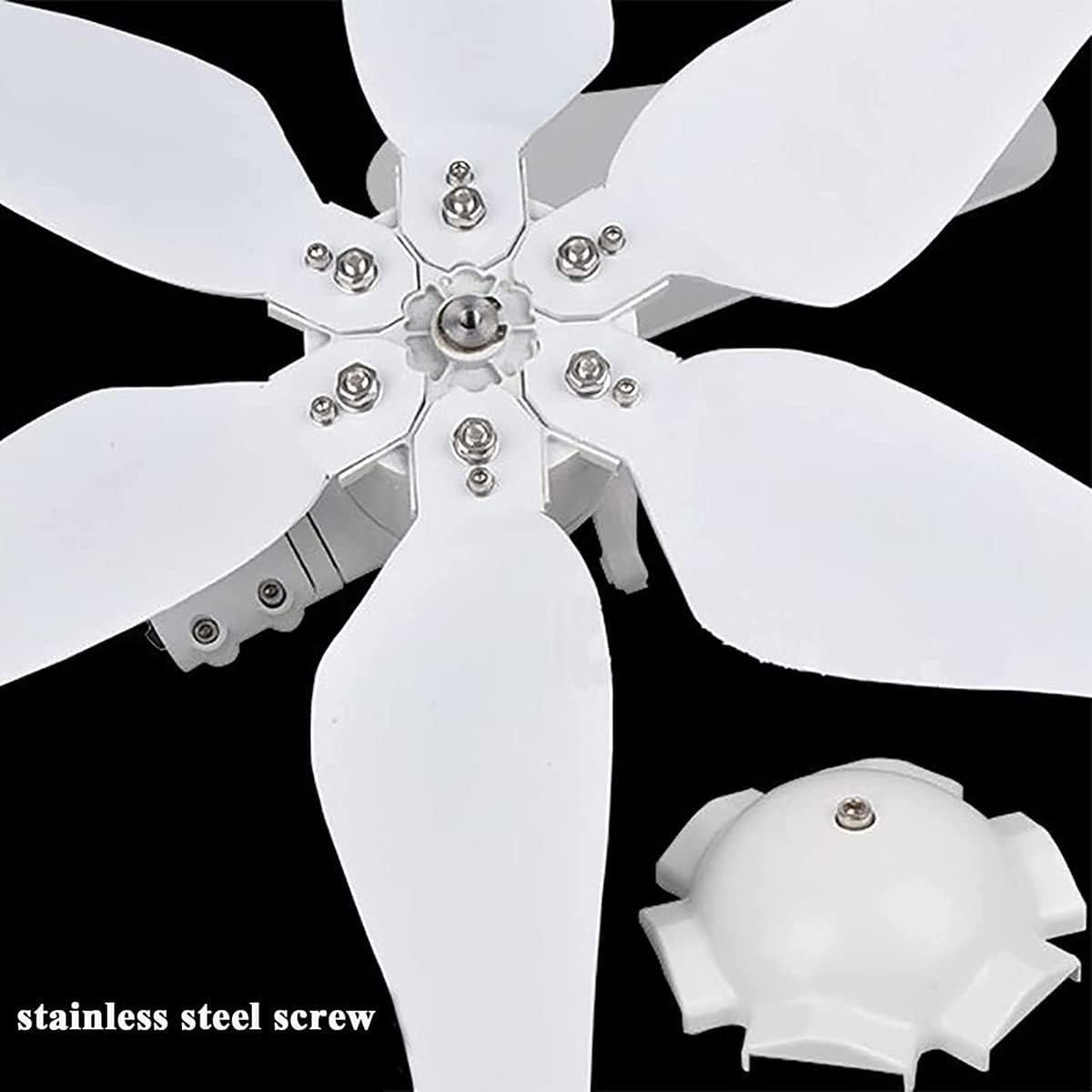 風力タービン、風力タービンジェネレーター 6ブレード低風速始動風力タービン 充電コントローラー付き、24V (12V)