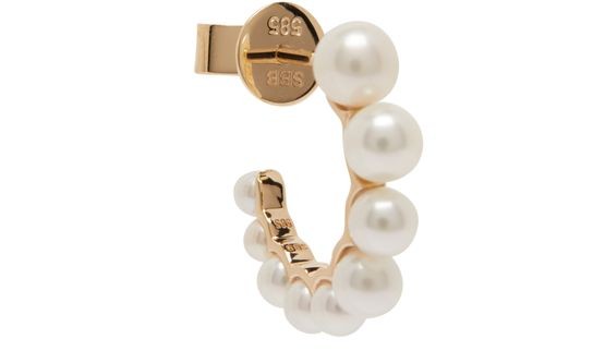 SOPHIE BILLE BRAHE シングルループ パールのスモールループ - Image 3