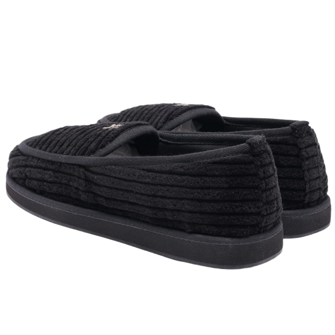 CHROME HEARTS 'BLACK' DAGGER SLIPPERS