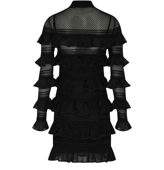 ZIMMERMANN Crush フリル付き ハイネックミニドレス - Image 3