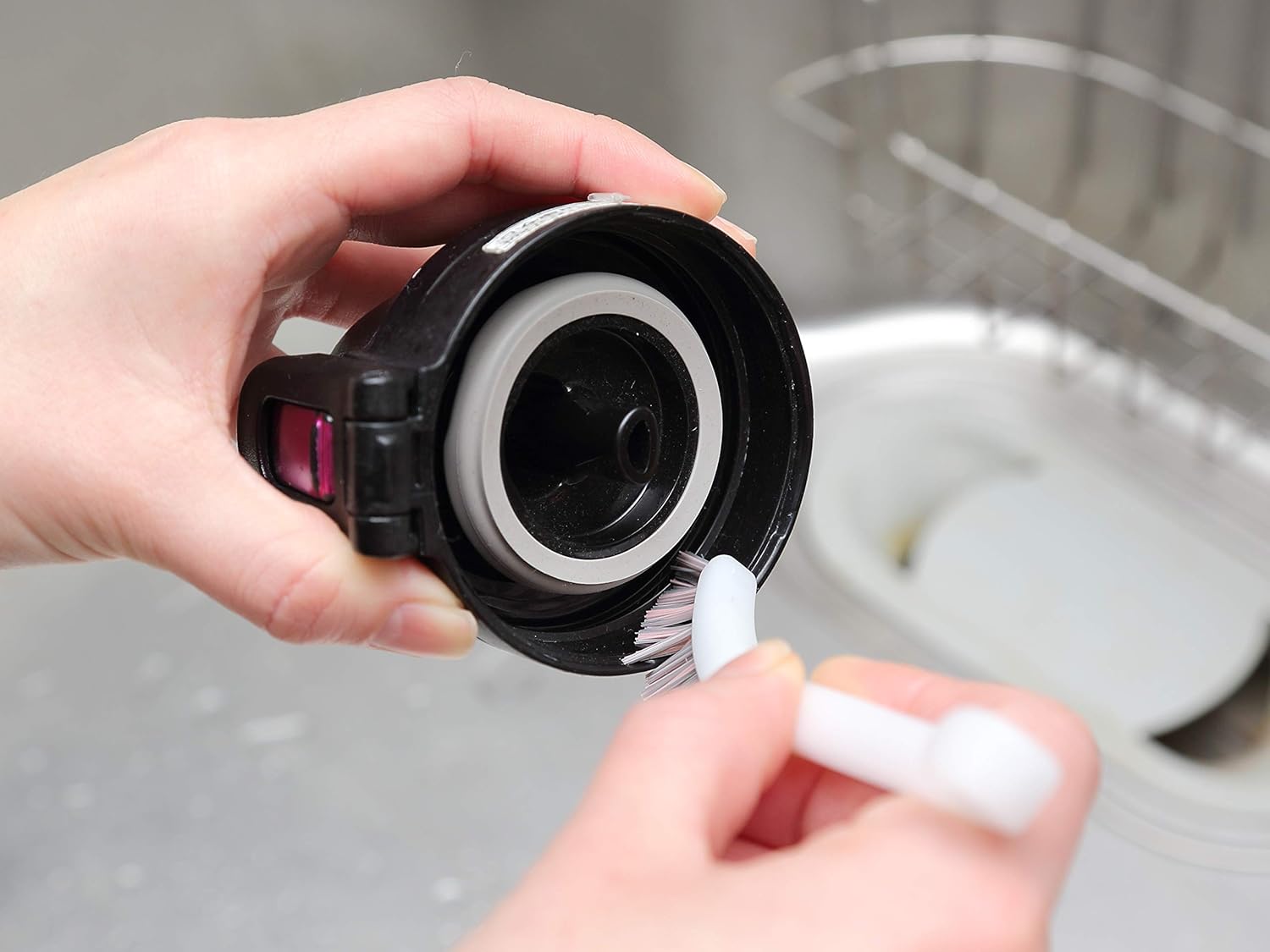 Seiei Kitchen Brush, White/Black, Length 0.6 x Width 4.7 x Height 3.0 inches (1.5 x 12 x 7.5 cm), Brush Craftsman Series, Pencil Brushes, Set of 4