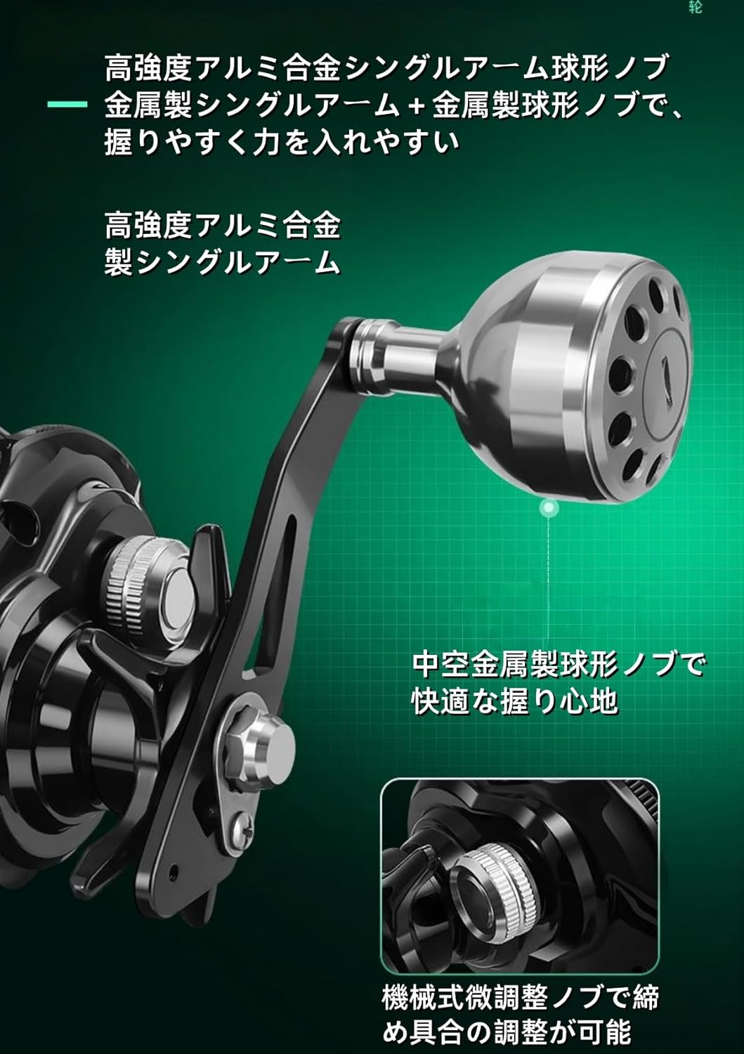 JQQJ電動リール ベイトフィッシングリール 7.3:1 ギア比デジタルフィッシングリール 耐荷重10kg 防水 野生釣り 海釣りに最適 長距離ラフト釣り [並行輸入品]