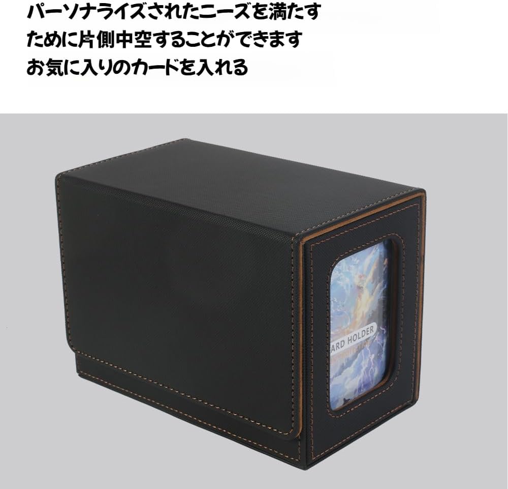 Miflaier Trading Card Case, Pokemon Card Game, Card Display Window, Large Capacity, Holds 200 Cards, Compatible with MTG, Yu-Gi-Oh, Pokemon